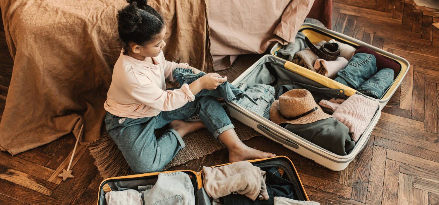 Conseils pour voyager léger avec des enfants - Vivons Voyage