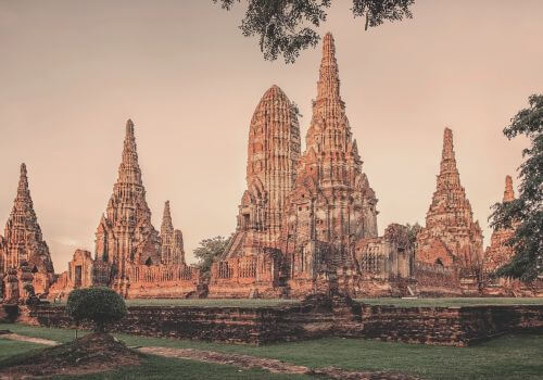 Ayutthaya en Thaïlande lors d'un voyage organisé par Vivons Voyage pour une famille