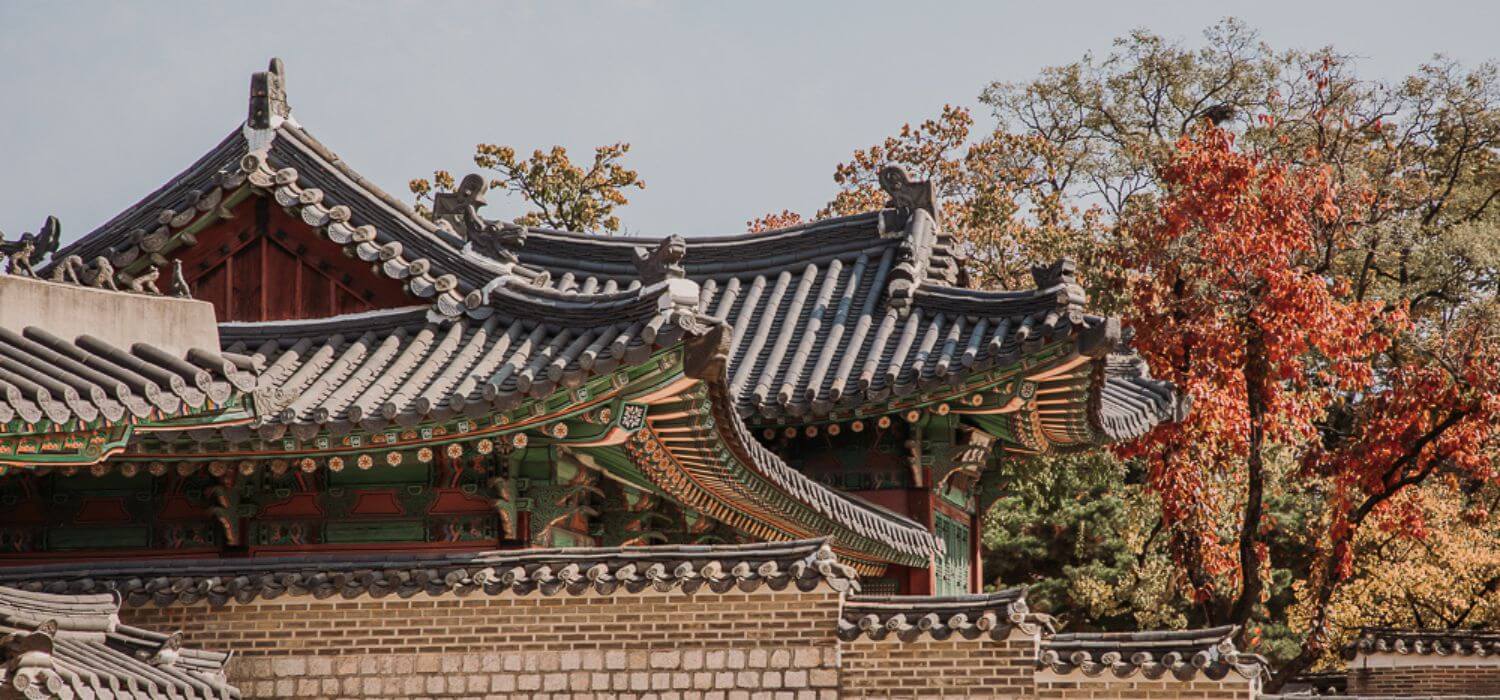 Visite d'un palais de Séoul lors d'un voyage en famille organisé par Vivons Voyage
