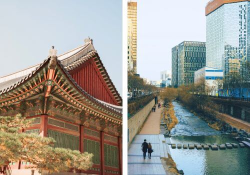 Promenade aménagée au bord de la rivière à Séoul, un lieu de détente idéal pour les enfants lors d'un voyage en Corée du Sud